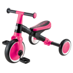GLOBBER kolmerattaline ratas Learning Trike 2in1, fuchia, 735-110