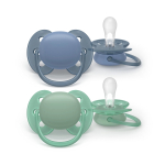 PHILIPS AVENT lutid ULTRA SOFT, 6-18 k., 2 tk., SCF091/42