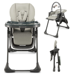 KINDERKRAFT universaalne s&ouml;&ouml;gitool 2in1 TUMMIE, grey, KHTUMM00GRY0000