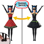 MIRACULOUS nukk Hero Switch Ladybug Fashion Doll, 50414