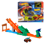 HOT WHEELS Monster Trucks komplekt &ndash; Crocodile Challenge, JJN45