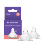 LANSINOH eriti aeglase vooluga Natural Wave lutid, 2 tk, 75701