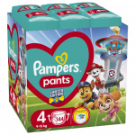 PAMPERS p&uuml;ksm&auml;hkmed Paw Patrol 4 suurus, 144 tk, 81784212DUO