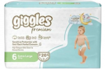 GIGGLES m&auml;hkmed Premium Twin Xlarge, 6 suurus, 15+ kg, 20 tk