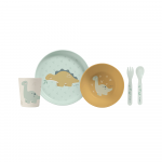 SARO n&otilde;ude komplekt WILD DINOS, 5 tk., Mustard, 50621