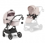 HAUCK universaalne k&auml;ru 2in1 VISION X SET, Black/Melange beige, 165249