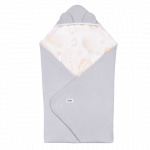 LIONELO m&auml;hkimistekk, Grey balloon, LO-TRAVEL SWADDLE BLANKET