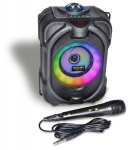 BONTEMPI TECH juhtmevaba k&otilde;lar mikrofoni ja RGB tuledega, 491020