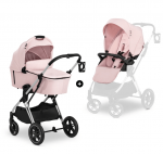 HAUCK universaalne k&auml;ru 2in1 VISION X SET, Silver/Melange rose, 165263