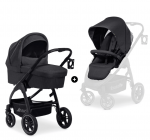 HAUCK universaalne k&auml;ru 2in1 SATURN R, Melange black, 400203