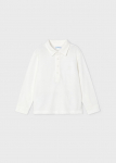 MAYORAL pikkade varrukatega polo s&auml;rk 5A, kreemi v&auml;rv, 4.101-32, 134 cm