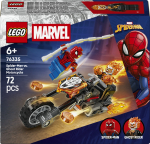 76335 LEGO&reg; ǀ Marvel Spider-Mani vs. Ghost Rideri mootorratas