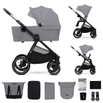 KINDERKRAFT universaalne k&auml;ru 2IN1 NEA 2.0, platinum grey, KSNEA002GRY2000