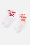 COCCODRILLO sokid BASIC SOCKS, valged, WC4383208BAS-001-003