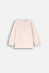 COCCODRILLO t-shirt FLOWERS GIRL NEWBORN, ecru, ZC4143101FGN-003-086, 86 cm