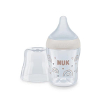 NUK pudel silikoonist lutiga PERFECT MATCH, Rainbow, S, 150 ml, SK101