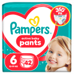 PAMPERS p&uuml;ksm&auml;hkmed Pants, 6 suurus, 14-19kg, 214 vnt., 80894800