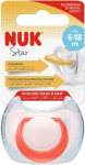 NUK lateks lutt STAR, 6-18 k., 1 tk., SU66