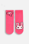 COCCODRILLO socks SOCKS GIRL, roosad, ZC4382208SOG-007-033, 33/36 cm