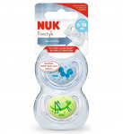 NUK lutt silikoon Freestyle 6-18 kuud 2 tk SU92