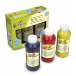 CRAYOLA MINIKIDS s&otilde;rmev&auml;rvid Washable Fingerpaint Primary Colours, 3tk, 81-1539