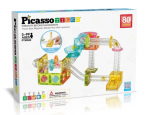 PICASSO TILES Magnetiline konstruktor Marble Run 80 osa, PTMG80