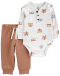 CARTER'S pikkade varrukatega body ja p&uuml;ksid, 1R543810 69-72 cm