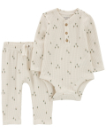 CARTER'S pikkade varrukatega bodi ja retuusid, 1R562010 69-72 cm