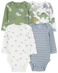 CARTER'S pikkade varrukatega bodi, 4tk., 1R583810 69-72 cm