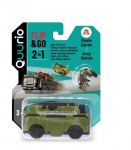 QUURIO FLIP AND GO 2-in-1 ehituss&otilde;iduks Missile Carrier & Army Vehicle, EU463875-16