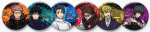 SUNRISEPOP Jujutsu Kaisen S3 rinnam&auml;rkide komplekt 01, assortii, JKAC127