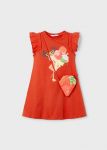 MAYORAL l&uuml;hikeste varrukatega kleit, paprika, 3940-11, 134 cm