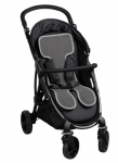 AIRCUDDLE turvaistme kate jalutusk&auml;rule COOL SEAT, smoke, CS-S-SMOKE