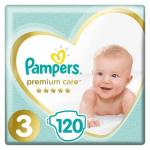 PAMPERS m&auml;hkmed Premium Midi MB 120vnt, 81737567