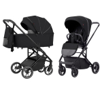 CARRELLO universaalne k&auml;ru 2in1 ALFA, Midnight Black, CRL-6507