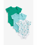 MOTHERCARE l&uuml;hikeste varrukatega bodi, 3 tk., BB415