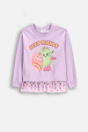 COCCODRILLO pikkade varrukatega s&auml;rk REBEL GIRL KIDS, lilla, WC5143103RGK-016-122, 122 cm