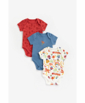 MOTHERCARE l&uuml;hikeste varrukatega bodi, 3 tk., ZA017