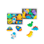 Kustutuskummide komplekt Dino and Space assortii, 959300
