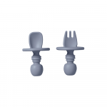 SARO s&ouml;&ouml;giriistade komplekt ANTI-CHOKING, Mist blue, 17475