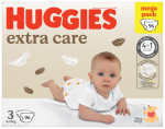 HUGGIES m&auml;hkmed EXTRA CARE, Box, 3 suurus, 6-10 kg., 96 tk., 2562431