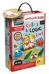 LISCIANI MONTESSORI BABY hariv m&auml;nguasi Cubes and Logic 2 in 1, 48tk., 96879