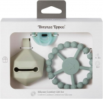 TOMMEE TIPPEE silikoonist lutt koos lutikarbi ja n&auml;rimisr&otilde;ngaga, green, 433610