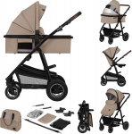 LIONELO universaalne k&auml;ru AMBER 2IN1, Beige sand