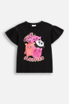 COCCODRILLO l&uuml;hikeste varrukatega s&auml;rk REBEL GIRL KIDS, must, WC5143201RGK-021-122, 122 cm