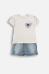 COCCODRILLO komplekt SUMMER SET GIRL KIDS, v&auml;rv, WC5117303XGK-022-104, 104 cm