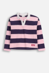 COCCODRILLO pikkade varrukatega polo s&auml;rk, roosad, cm