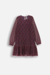 COCCODRILLO long sleeved dress ACADEMY GIRL JUNIOR, v&auml;rvilised, ZC4128101AGJ-022-164, 164 cm