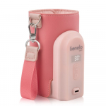 LIONELO pudelisoojendaja THERMUP GO EVO, Coral pink, LOC-THERMUP GO EVO