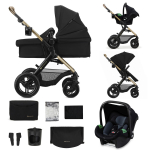 KINDERKRAFT universaalne jalutusk&auml;ru MOOV 2 XL, pure black, KSMOOVXLBLK0000